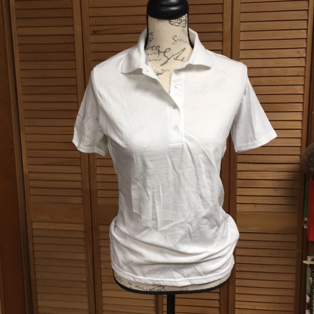 White polo shirt